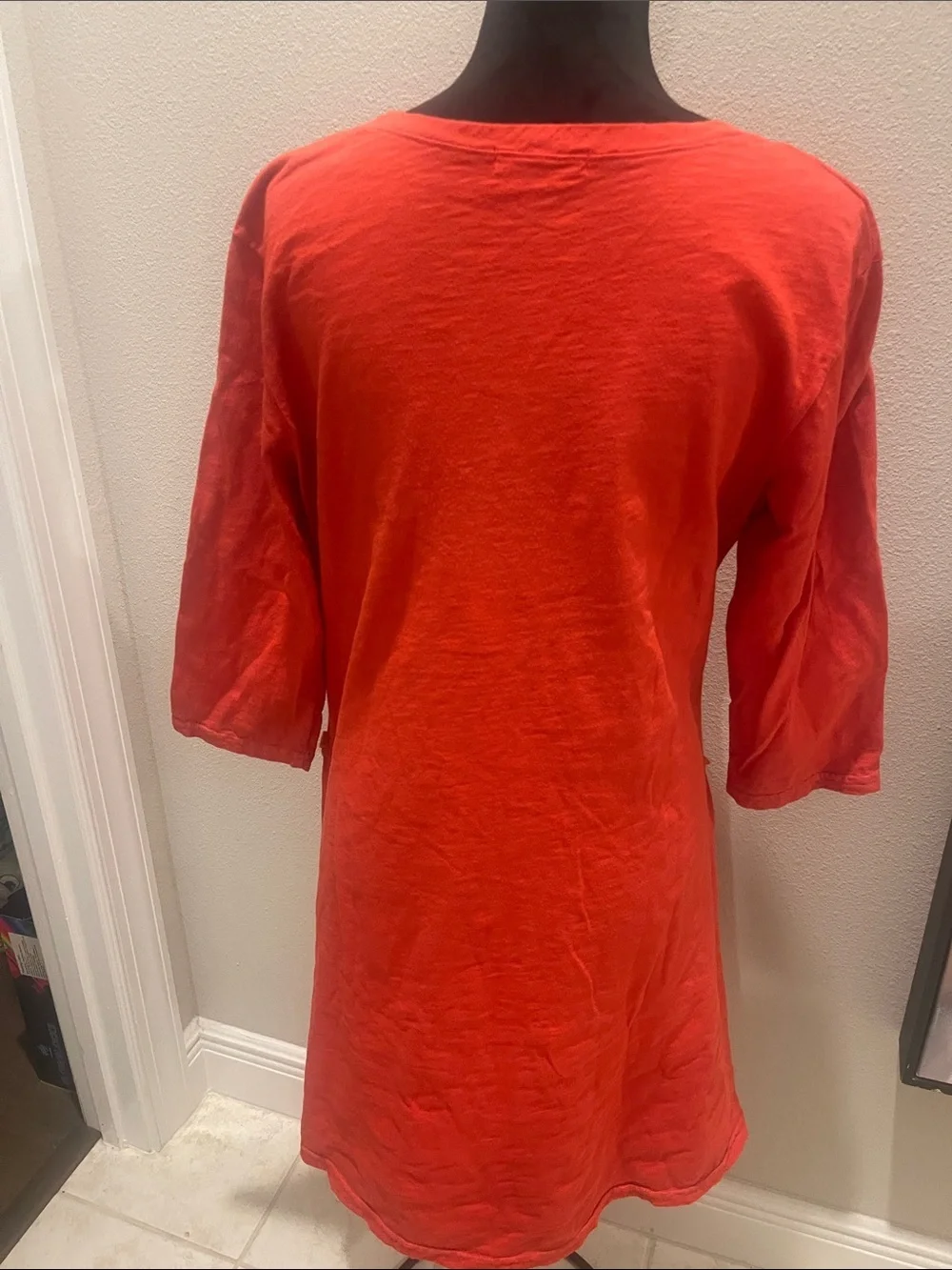 Fresh Produce Tunic Dress with Front Pockets M